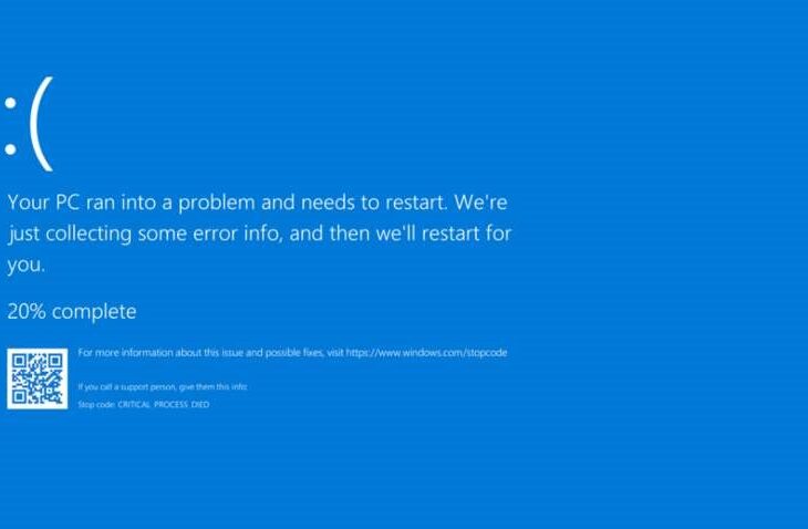 Технології - Microsoft змінить "синій екран смерті"