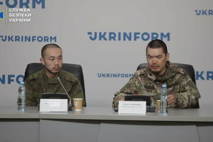На пресконференції, організованій СБУ, військовополонені з КНР попросили організувати їхній обмін