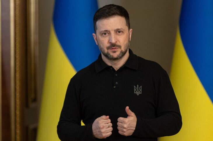 [жестова мова] Пресбрифінг Президента України Володимира Зеленського щодо актуальних питань [17.04]