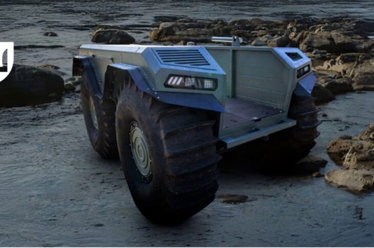 Новини України - У ЗСУ передали унікальну бронеамфібію UNEX UGV