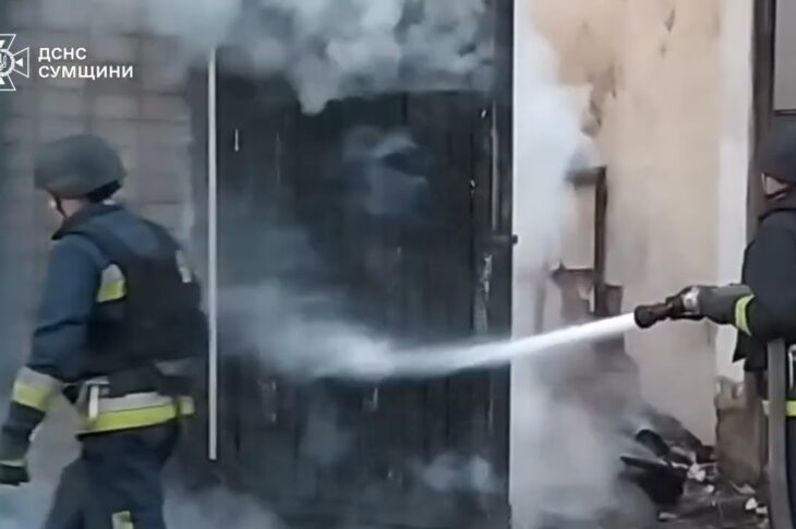 Сумщина: рятувальники ліквідували наслідки масованої ворожої атаки