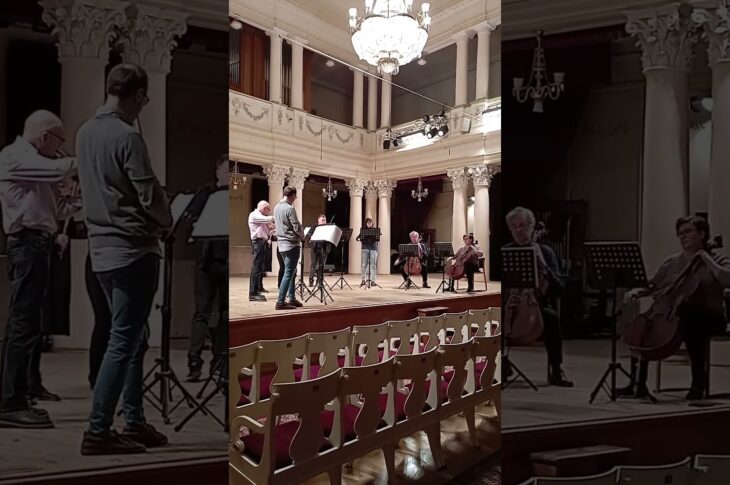 На репетиції в Національній філармонії України #music