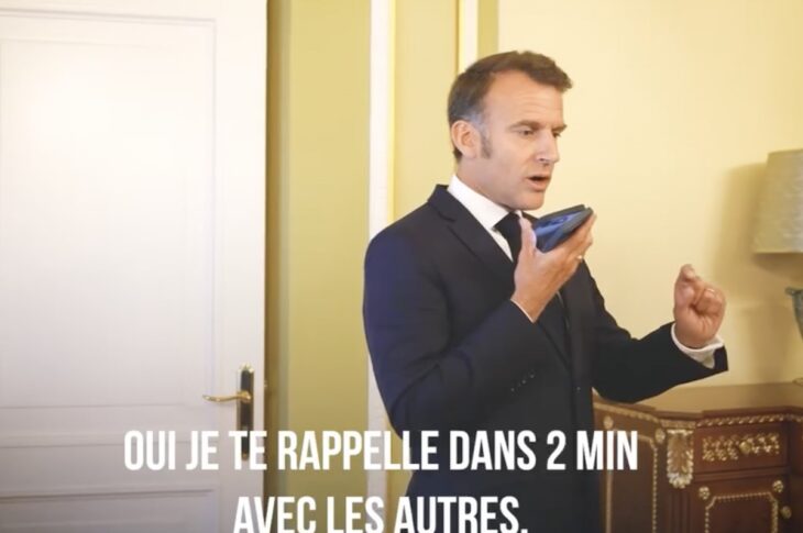 Новини світу - Макрон показав, як дзвонив Трампу з Києва