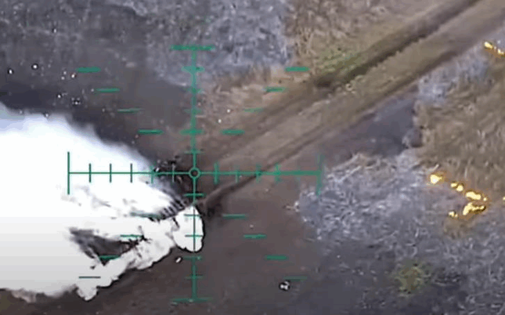 Новини України - Прикордонники показали знищення техніки РФ