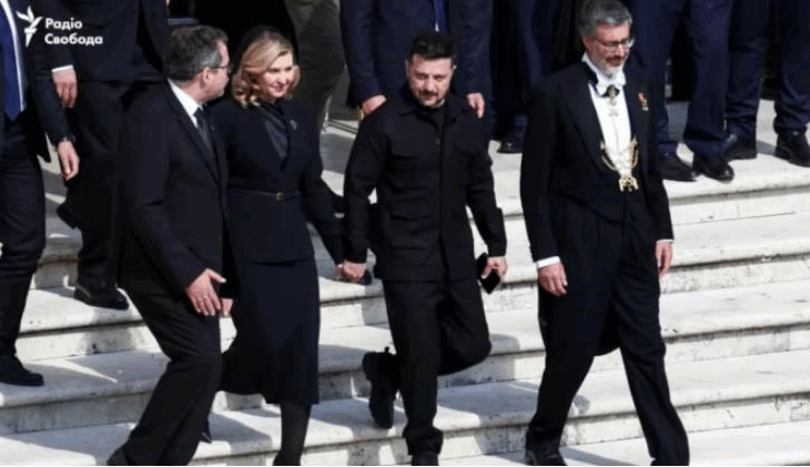 Новини України - Зеленський прибув на інтронізацію Папи Римського