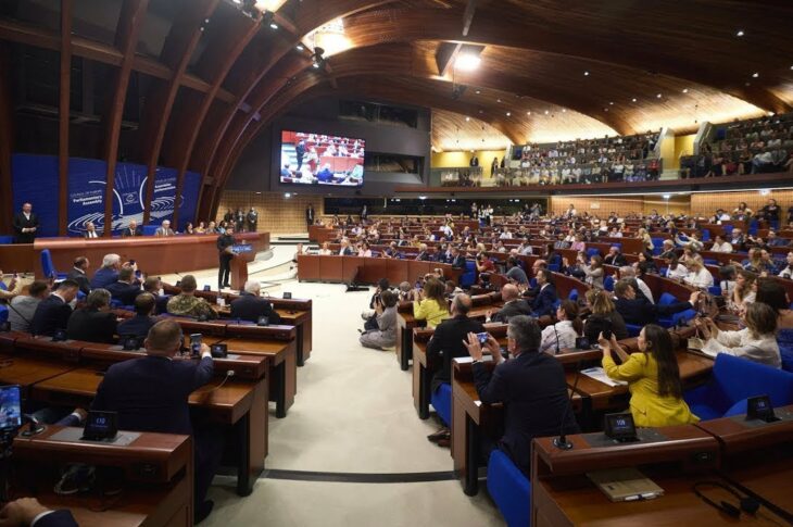 [eng] Сесія запитань до Президента України Володимира Зеленського в ПАРЄ