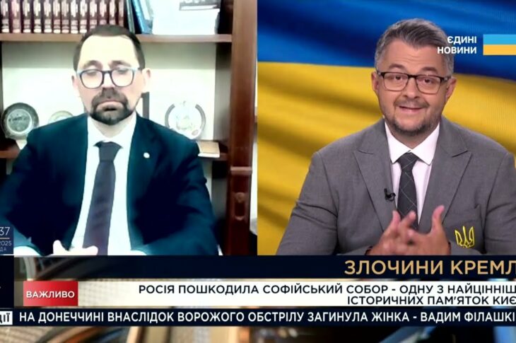 Коментар Миколи Точицького щодо пошкоджень Софії Київської та Одеської кіностудії