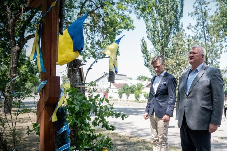 Новини України - Голова МЗС Литви першим з іноземних урядовців відвідав Херсон