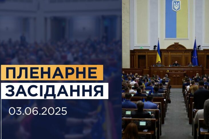 Пленарне засідання Верховної Ради України 03.06.2025