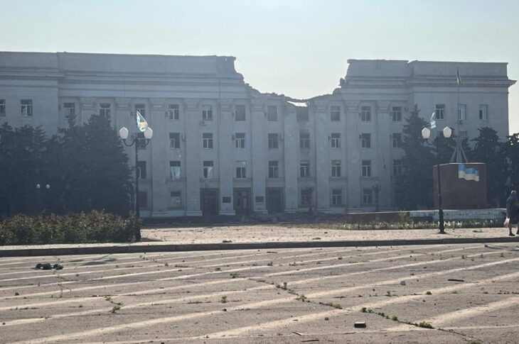 Новини України - Росіяни зруйнували КАБами центр Херсона