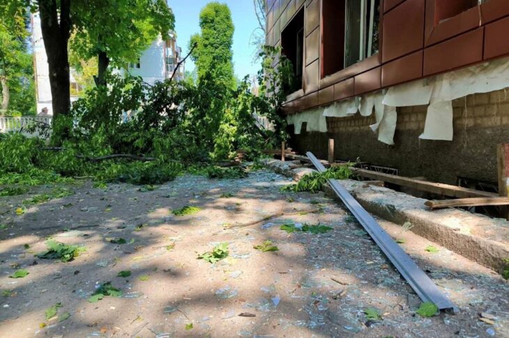 Новини України - У Дніпрі показали наслідки нічного обстрілу