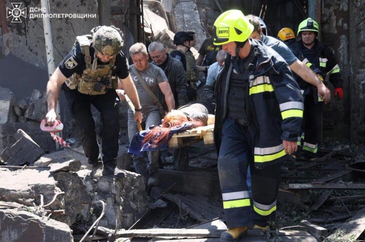 Новини України - У Дніпрі понад 20 постраждалих через атаку Росії
