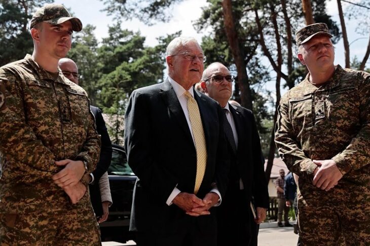 General Keith Kellogg has visited training locations of the National Guard of Ukraine
