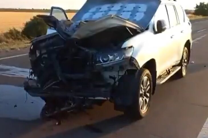 Новини України - Дрон РФ врізався в авто головного рабина Херсона