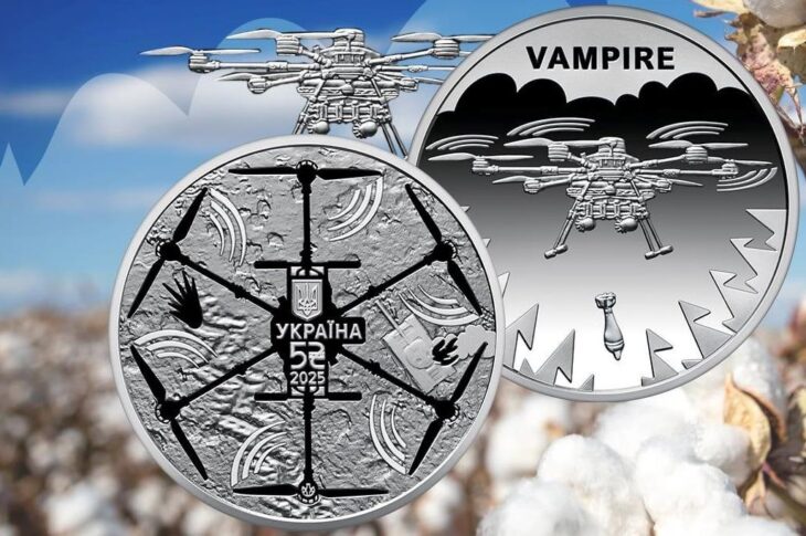 Новини України - НБУ випустив монету на честь БПЛА Vampire