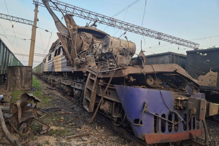 Новини України - Росіяни вдруге за добу атакували локомотив на залізниці