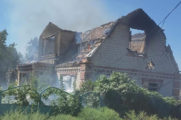 Новини України - На Дніпропетровщині спалахнули пожежі після атаки дронів