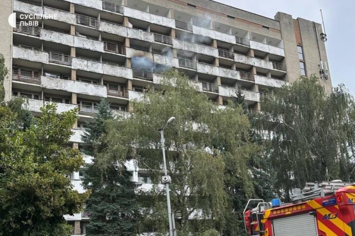 Новини України - Пожежа у готелі Львова: стало відомо про постраждалих