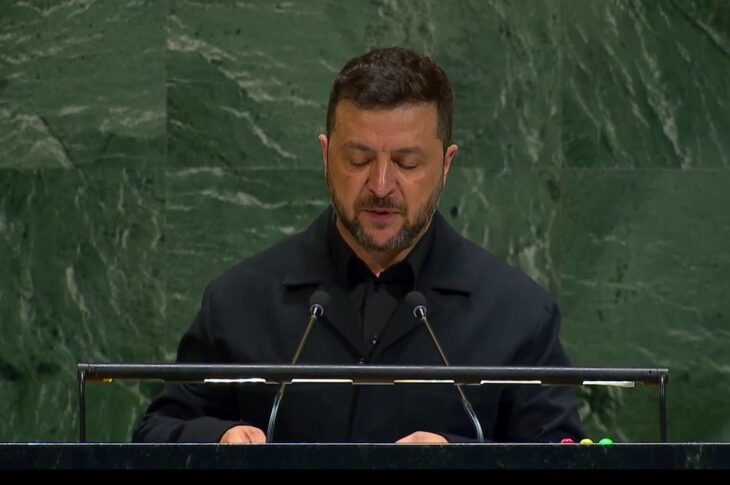 Виступ Володимира Зеленського під час загальних дебатів Генеральної Асамблеї ООН