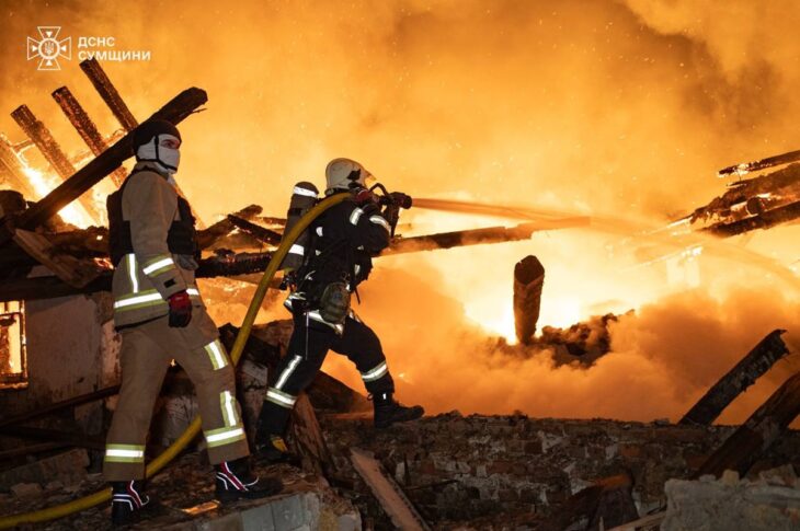 Новини України - ДСНС показали наслідки удару по Сумах