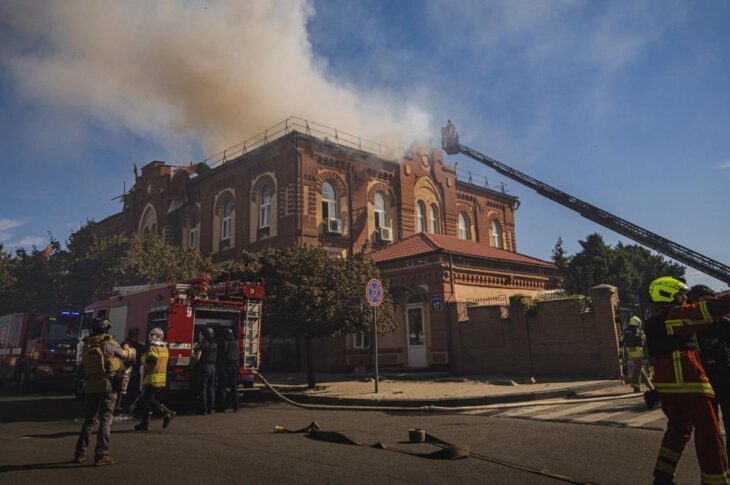 Новини України - Оприлюднено момент "прильоту" по вузу в Харкові