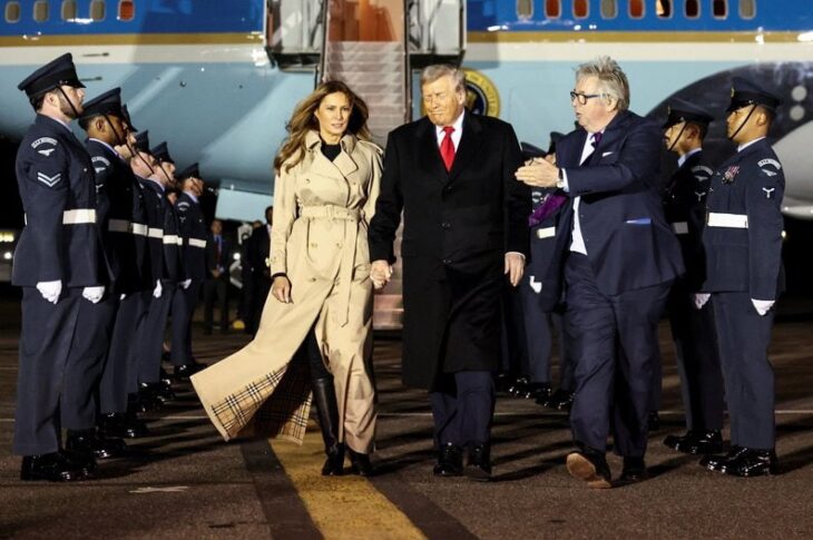 Новини світу - Трамп із першою леді Меланією прибув до Британії з другим держвізитом