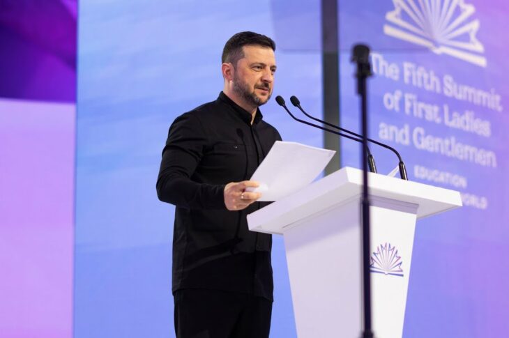 Виступ Володимира Зеленського на пʼятому Саміті перших леді та джентльменів