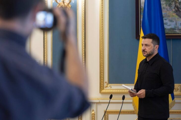 Брифінг Президента України Володимира Зеленського