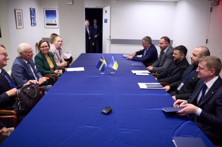 Новини України - Зеленський зустрівся з королем Швеції