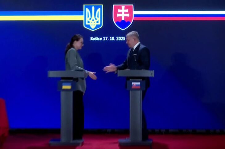 17.10.2025 Заяви Ю. Свириденко та Р. Фіцо для представників медіа