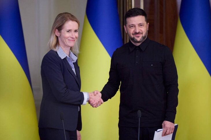 Спільна пресконференція Володимира Зеленського і Каї Каллас