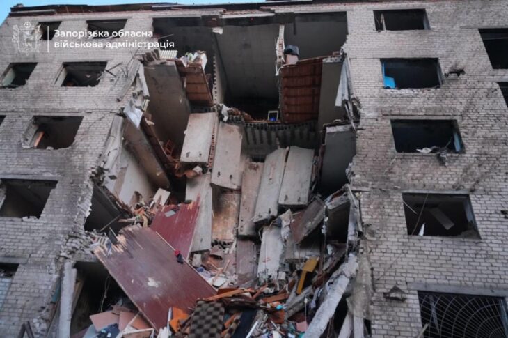 Новини України - Атака на Запоріжжя: під завалами знайшли загиблого