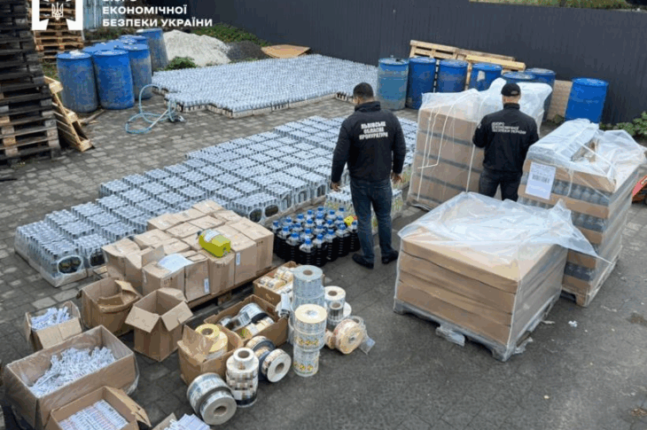 Новини України - На Львівщині викрили підпільне виробництво алкоголю на понад 1,2 млн