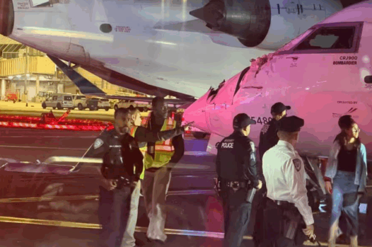 Новини світу - У Нью-Йорку в аеропорту зіткнулися два літаки