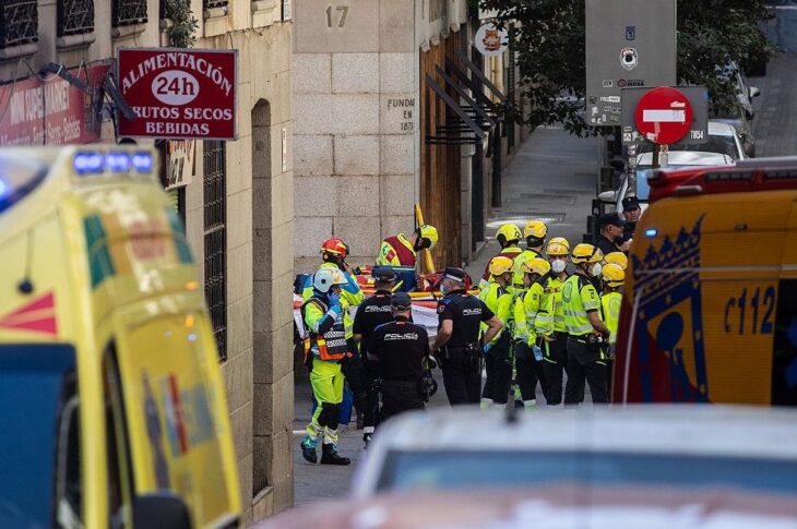 Новини світу - У центрі Мадрида обвалилася будівля: є загиблі