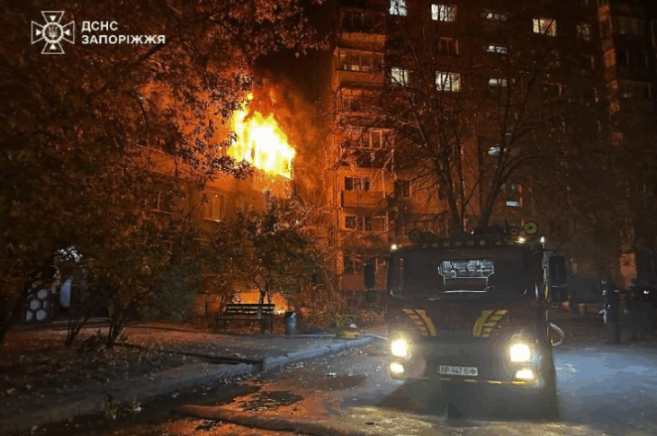 Новини України - У Запоріжжі через обстріл постраждали 13 людей