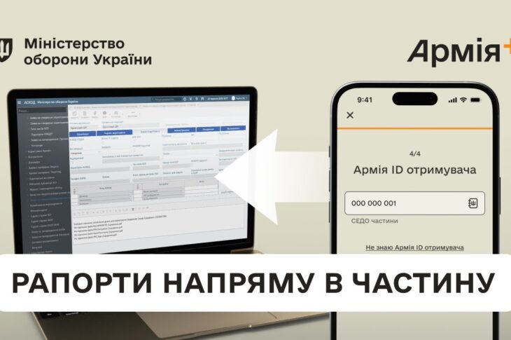 Рапорти напряму в частину (СЕДО): як це працює в Армія+