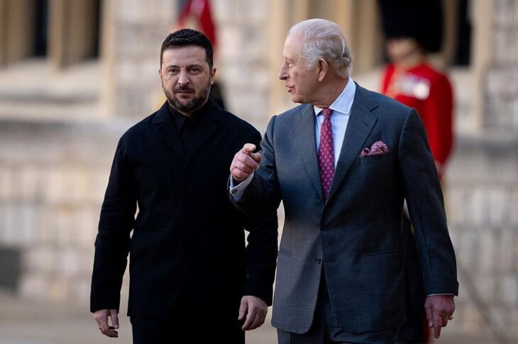 Новини України - Зеленський прибув у Лондоні і зустрівся з королем