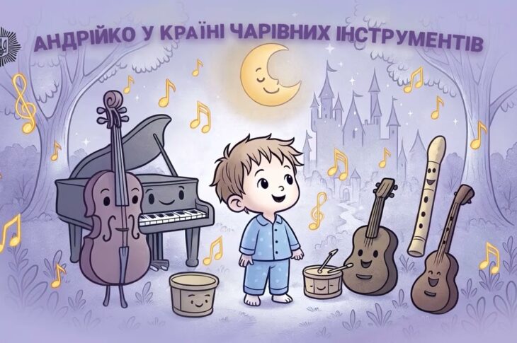 🎷Андрійко у країні чарівних інструментів ✨ казка для дітей