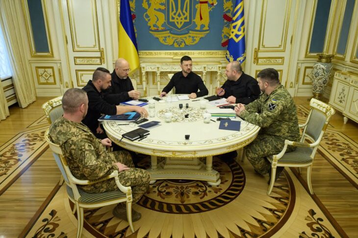 Спілкування Володимира Зеленського та членів Ставки Верховного Головнокомандувача з журналістами