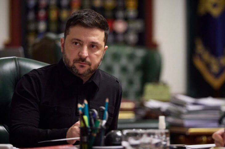 Спілкування Президента України Володимира Зеленського з журналістами