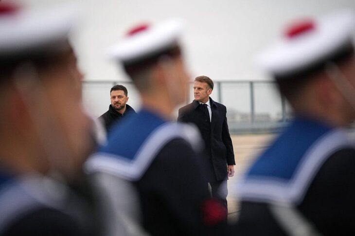 Новини України - Зеленський прибув у Париж і зустрівся з Макроном