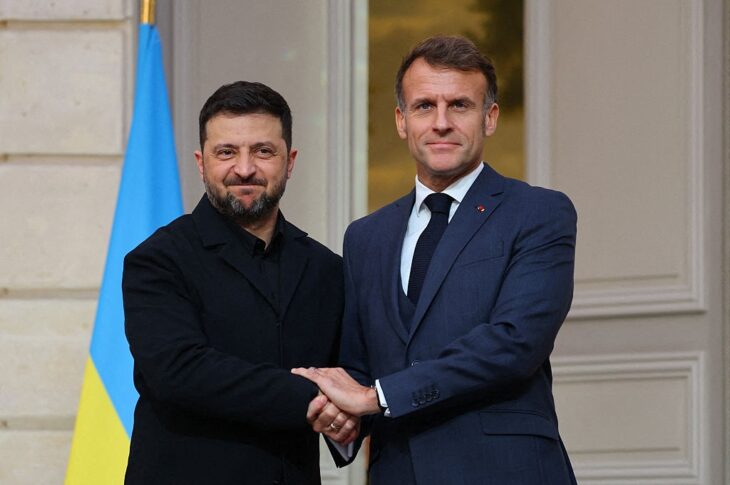 Новини України - Зеленський провів розмову з Макроном