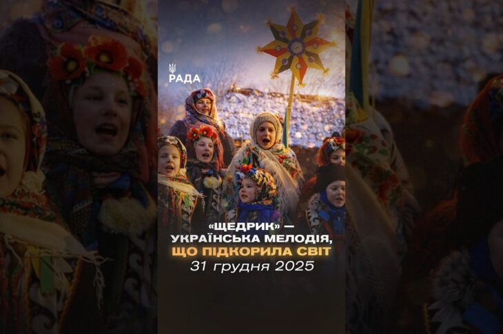 🎄У ніч перед Новим роком лунає «Щедрик». Пісня, що об’єднує покоління...