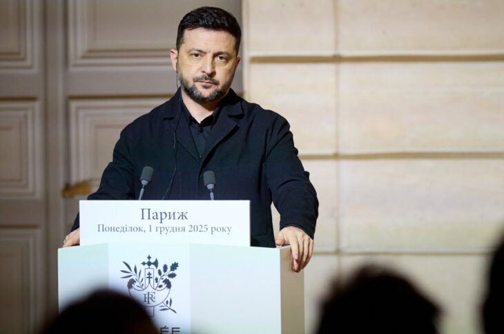 Заява Володимира Зеленського під час спілкування з медіа разом з Емманюелем Макроном