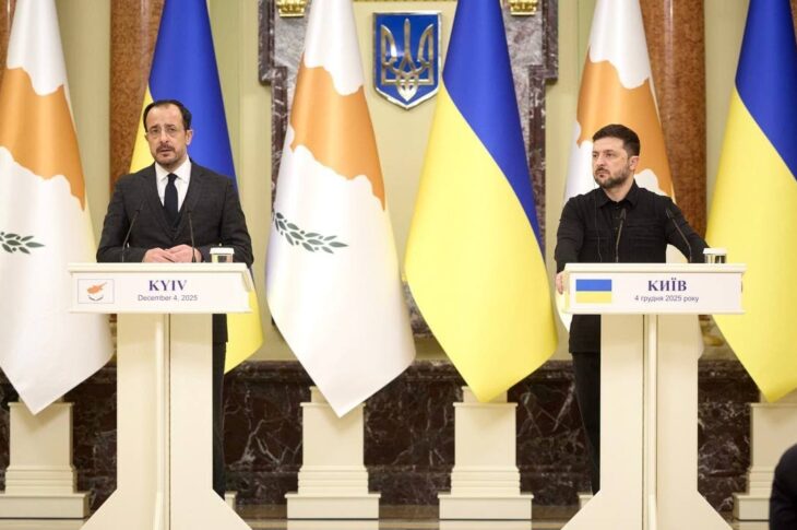 Заяви для медіа Володимира Зеленського і Президента Кіпру Нікоса Христодулідіса
