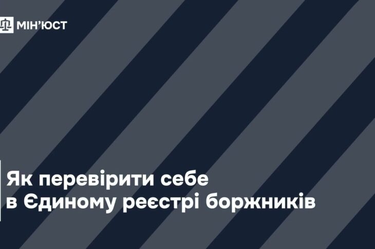 Як здійснити перевірку в Єдиному реєстрі боржників