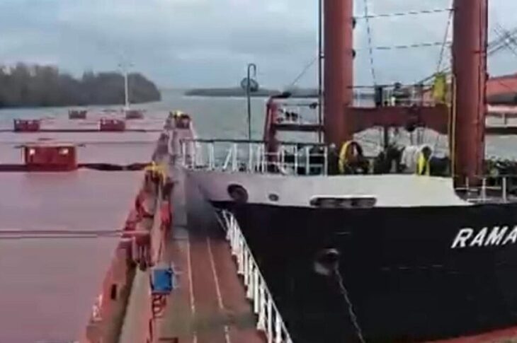 Новини України - На Дунаї балкер протаранив суховантаж з українською пшеницею