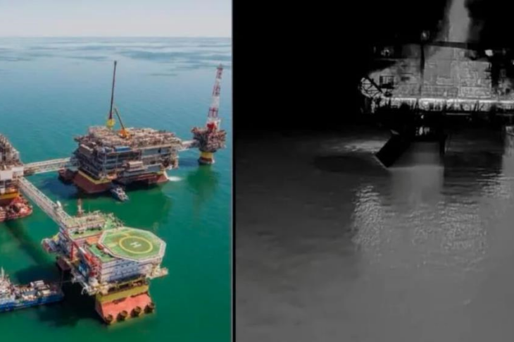 Новини України - СБУ атакувала платформи РФ в Каспійському морі