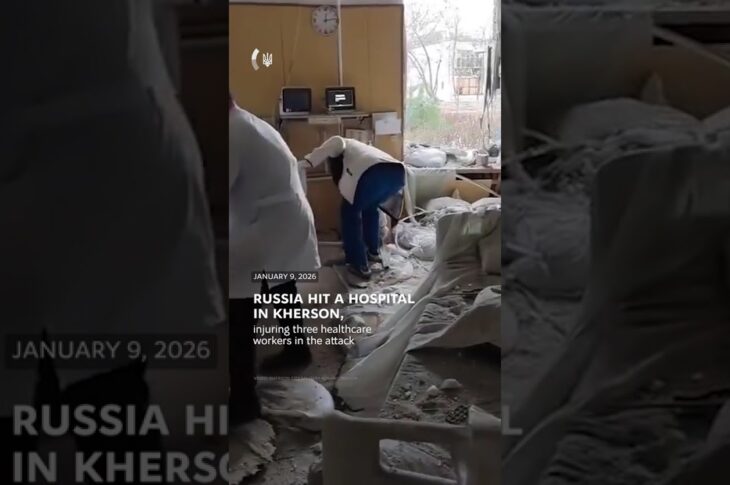 Russia attacked a city hospital in Kherson